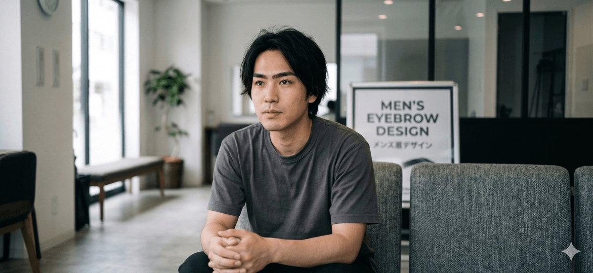 Men's Brow Design 施術後