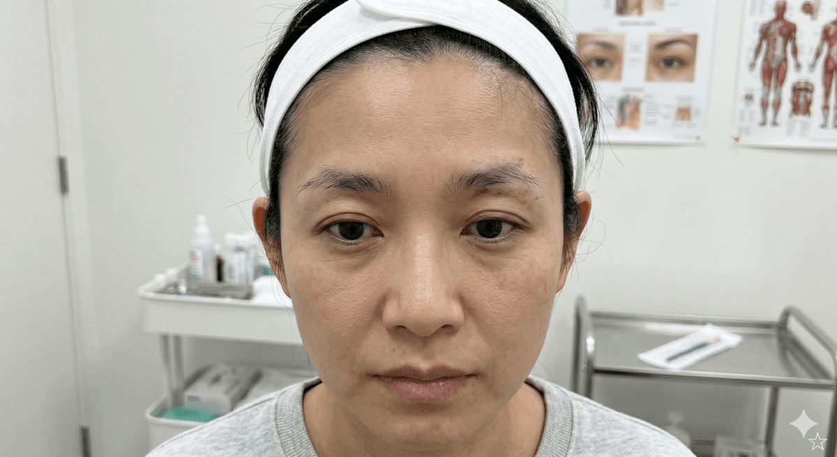 Brows After a Retouch 施術前